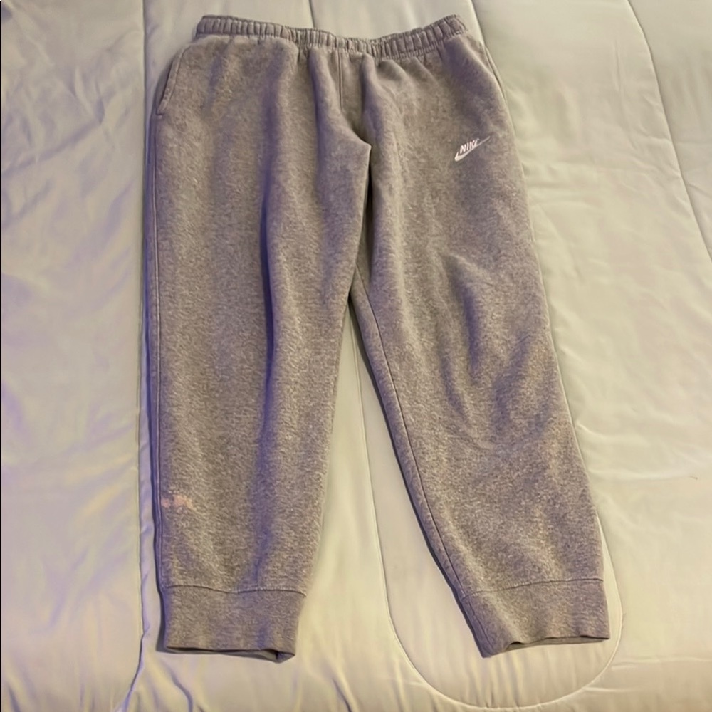 Nike Gray Sweatpants Relaxed Fit Joggers